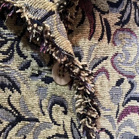 Denim & Co. chenille 3 button jacket. Like new. - Picture 2 of 6